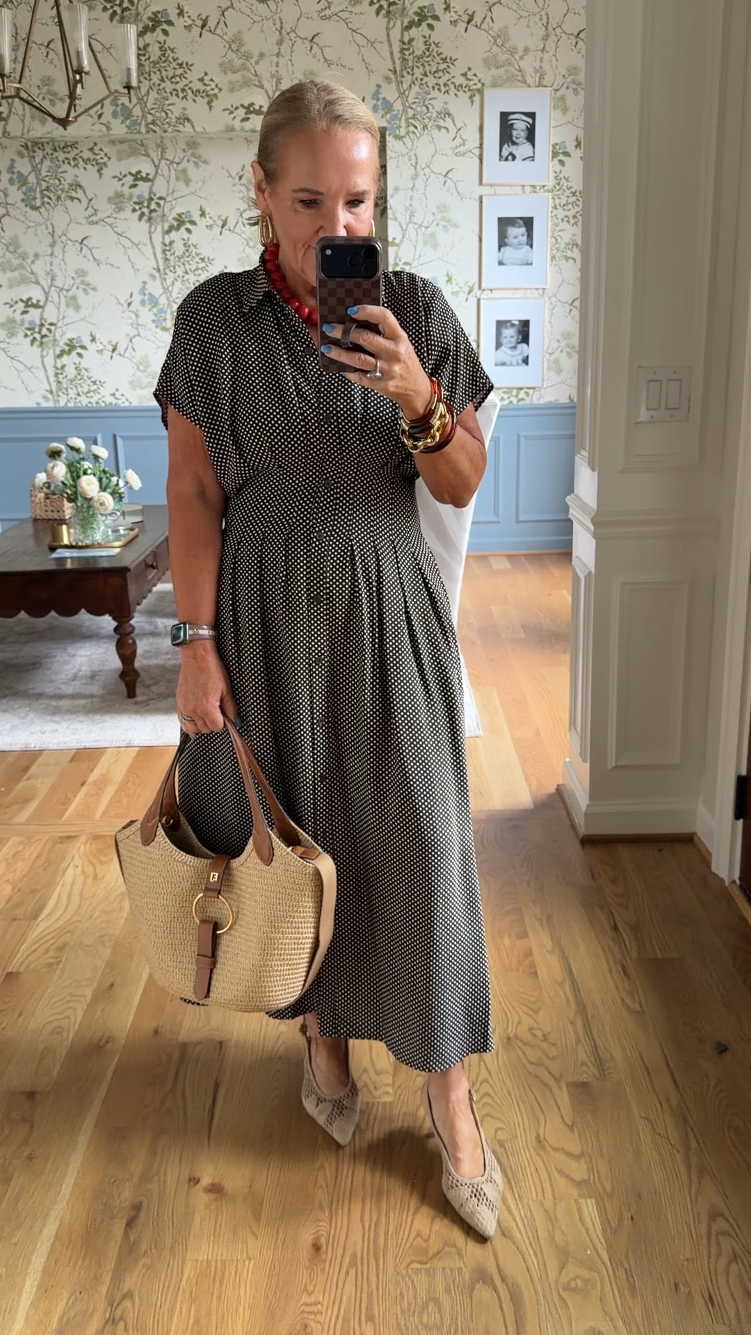 Loft dress wearing size small 
10% off my bag with code NANETTE
so many compliments on this dress! 

#LTKSaleAlert #LTKWorkwear #LTKOver40