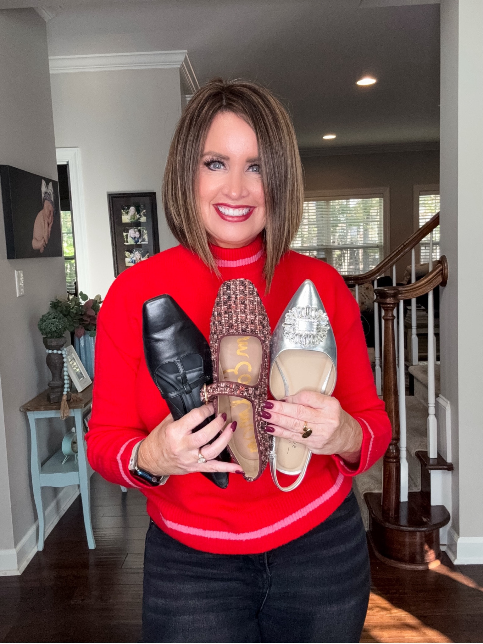 Winter Flats 
Wearing my regular size in all 
Silver flats - size down if in between sizes
Also linked some other flats I love  

Mary Janes / holiday shoes 

#LTKSaleAlert #LTKShoeCrush #LTKHoliday