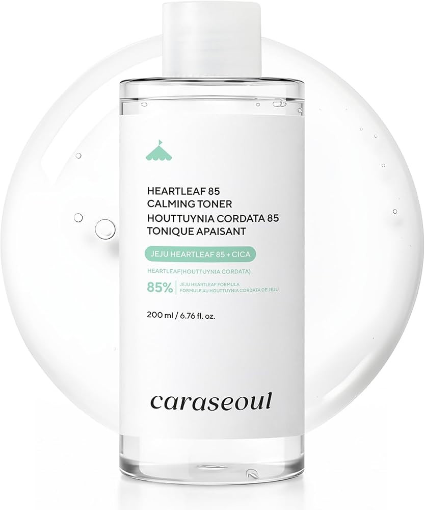 caraseoul Heartleaf 85 Calming Toner for Face, 85% Heartleaf Extract, Hydrating Korean Toner, JeJ... | Amazon (US)