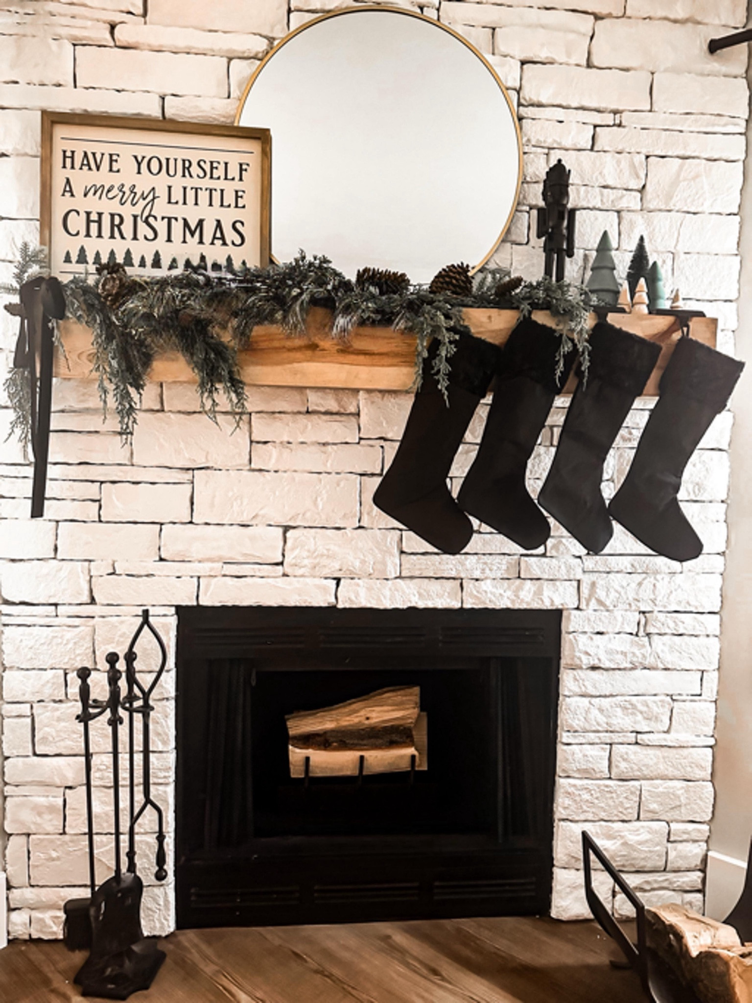 Fireplace mantel Christmas decorrations

#LTKhome #LTKsalealert #LTKHoliday