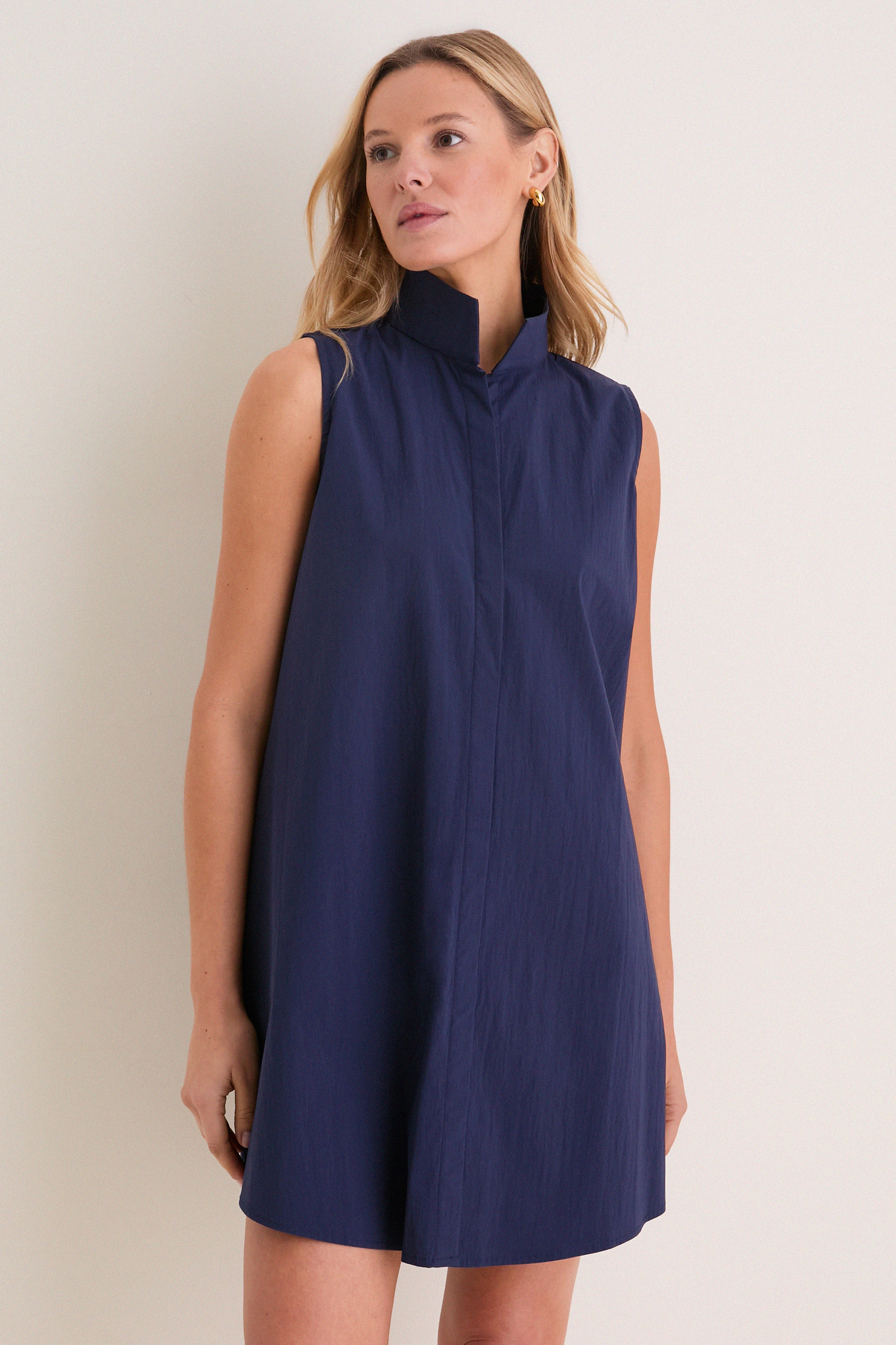 Navy Sleeveless Charlie Dress | Tuckernuck (US)