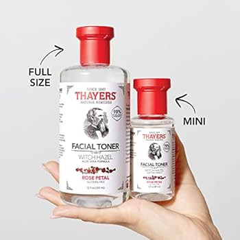 THAYERS Alcohol-Free Rose Petal Witch Hazel Facial Toner with Aloe Vera Formula, 12 Ounce | Amazon (US)