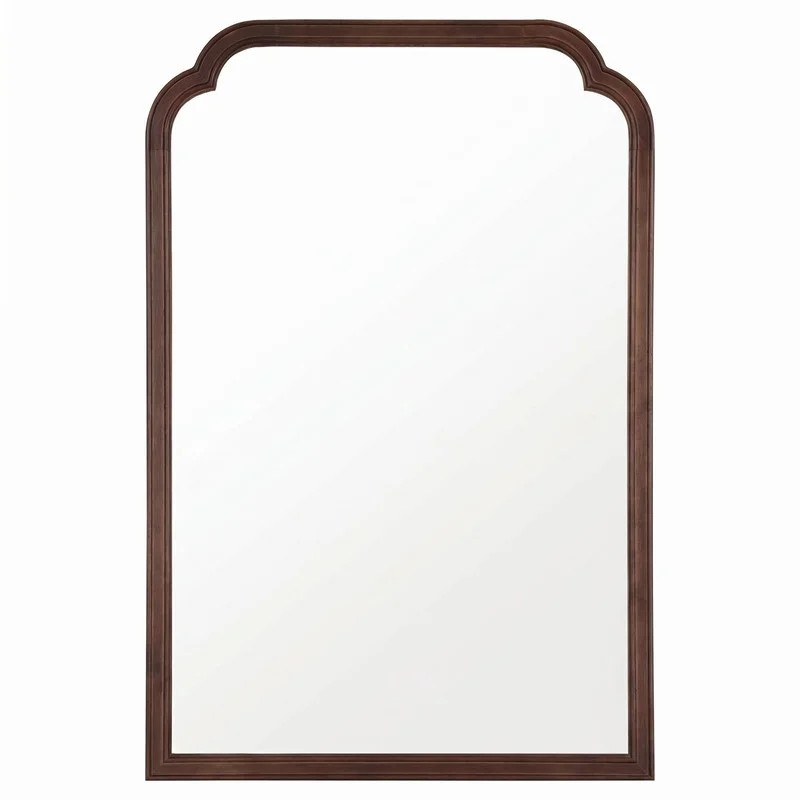 WallBeyond Rustic Wood Frame Wall Mirror Decorative for Bathroom, 24" × 36", Natural | Walmart (US)