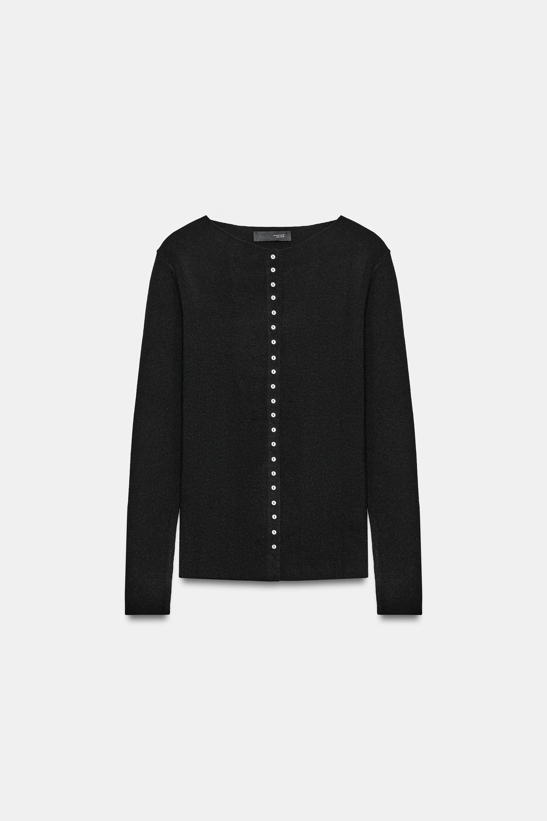 Zara - Wool-Blend Button-Front Jacket - Taupe Brown - S - Woman | Zara US