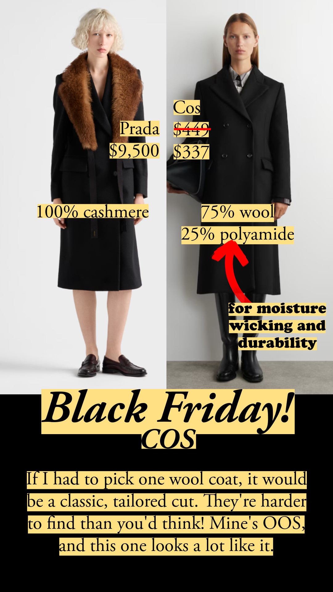 Black Friday | COS: Essentials | Coats | Lady's jacket | Capsule wardrobe 

 #LTKCyberWeek #LTKHoliday #LTKWorkwear