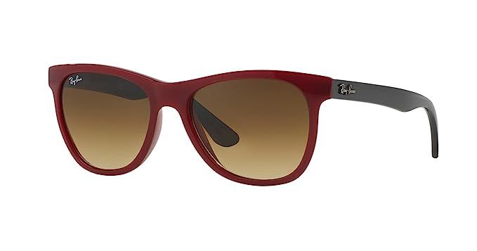 Ray-Ban RB4184 - 604485 Sunglasses Red Grey Frame Brown Gradient Lens 54mm | Amazon (US)