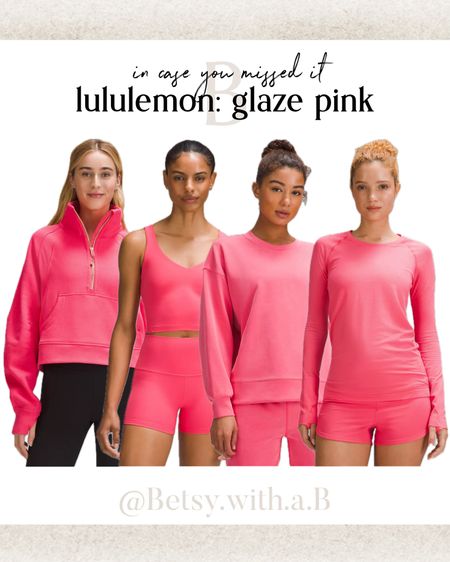 Lululemon’s glaze pink works great for springs and is close for autumns. Get your hands on this cool green while you still can. 🩷


#LTKover40 #LTKGiftGuide #LTKSeasonal