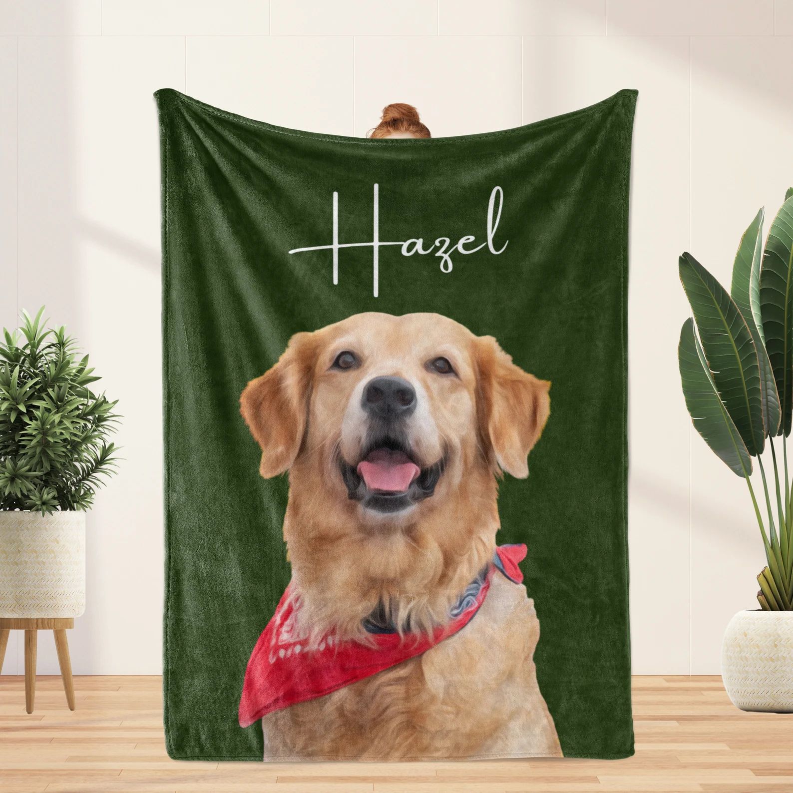 Custom Pet Blanket Personalized Dog Blanket Using Pet Photo - Etsy | Etsy (US)