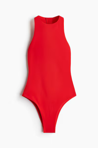 H & M - Sportbadeanzug mit Lycra - Rot - Sportswear | H&M (DE, AT, CH, NL, FI)