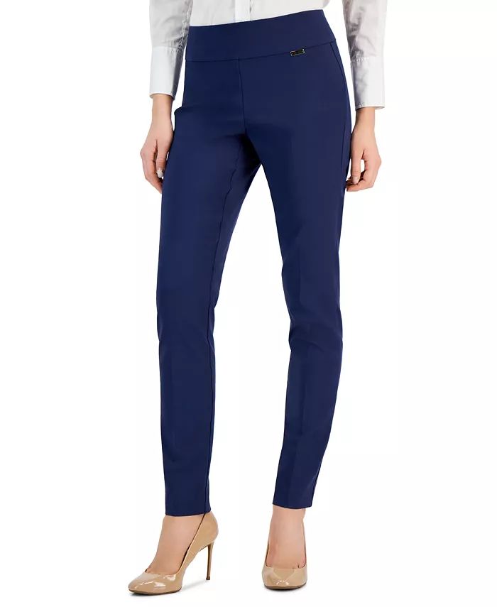 Women's Tummy-Control Mid-Rise Skinny Pants, Regular, Long & Short Lengths, Created for Macy's | Macy's