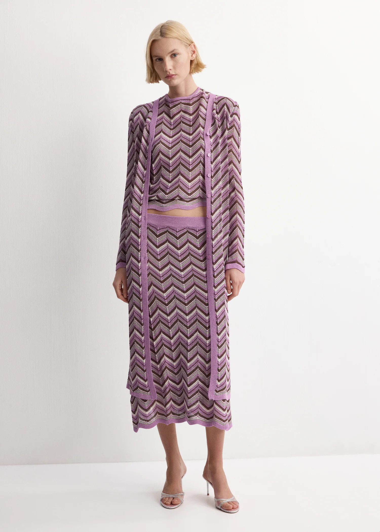 Knit long cardigan | Mango (US/MX/AU)