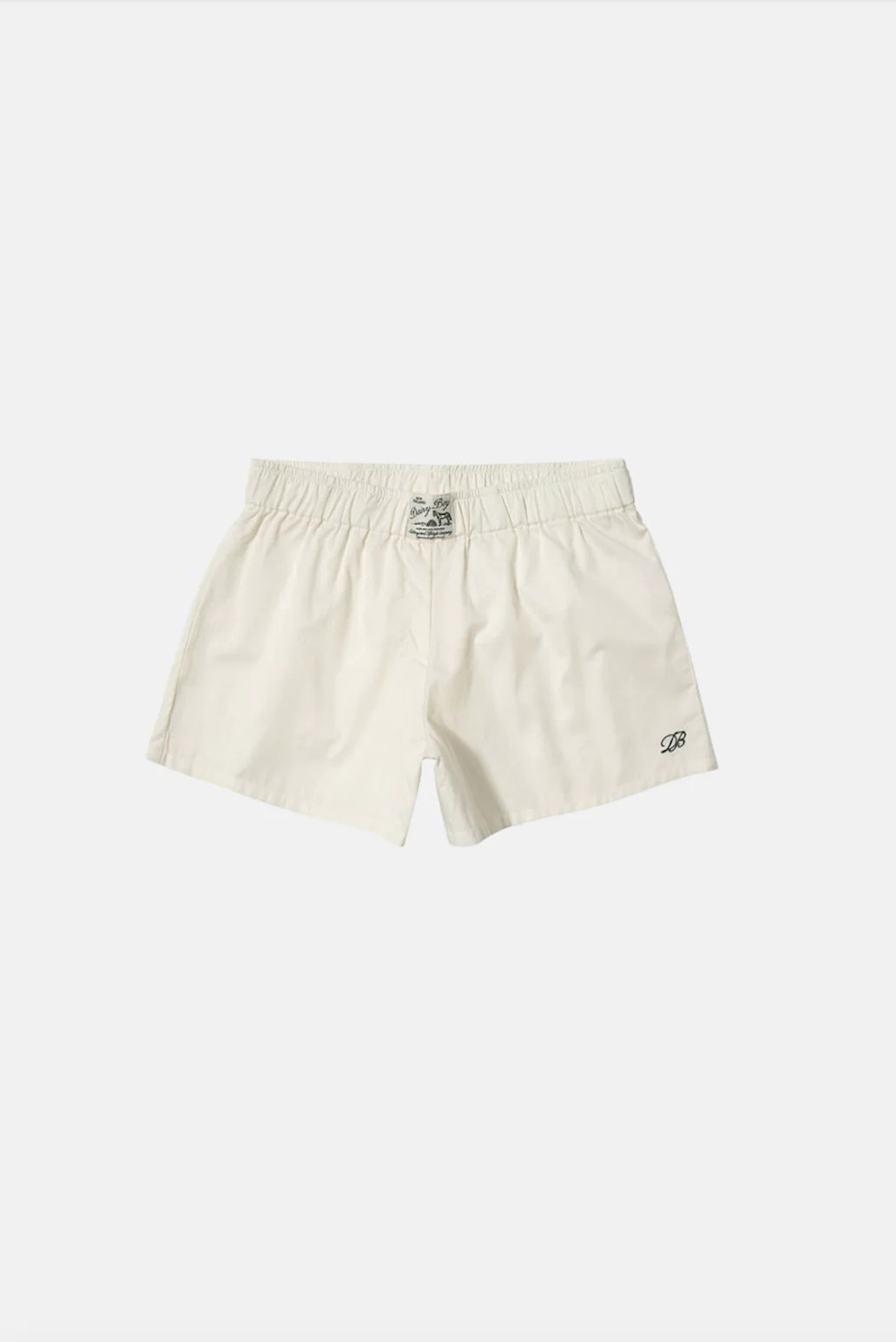 Single Fitted Boxer Shorts - Pearl | Dairy Boy