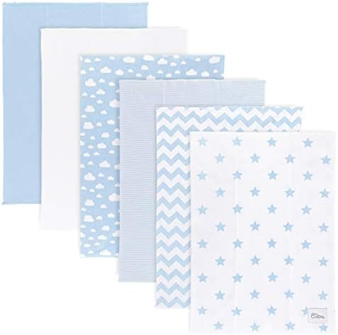 Burp Cloths 6 Pack Large 100% Cotton Washcloths Double Layered Burping Cloths Extra Absorbent and... | Amazon (US)