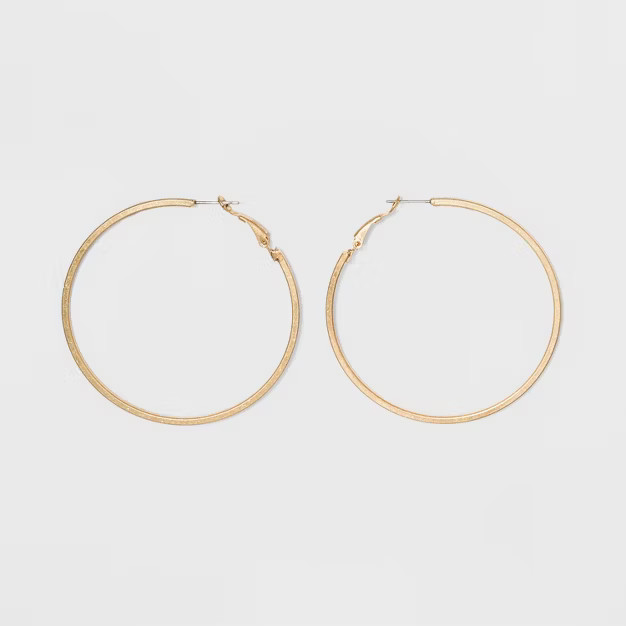 Thin Circle Hoop Earrings - Universal Thread™ | Target