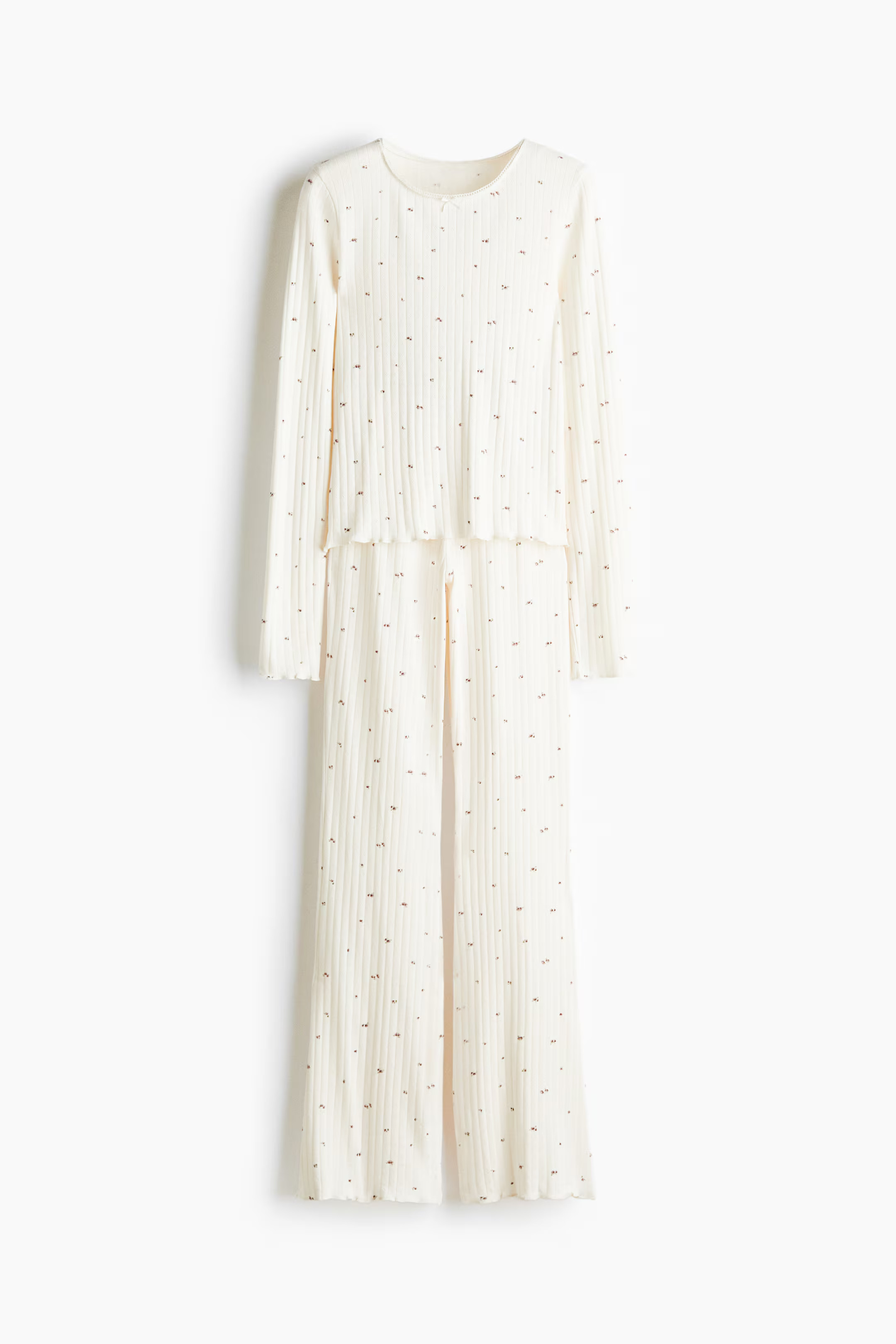 Pointelle jersey pyjamas | H&M (UK, MY, IN, SG, PH, TW, HK)