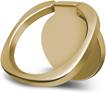 Naiadiy Zinc Alloy Cell Phone Ring Holder Finger Ring Stand, 360 Degree Rotation Kickstand Grip Hold | Amazon (US)