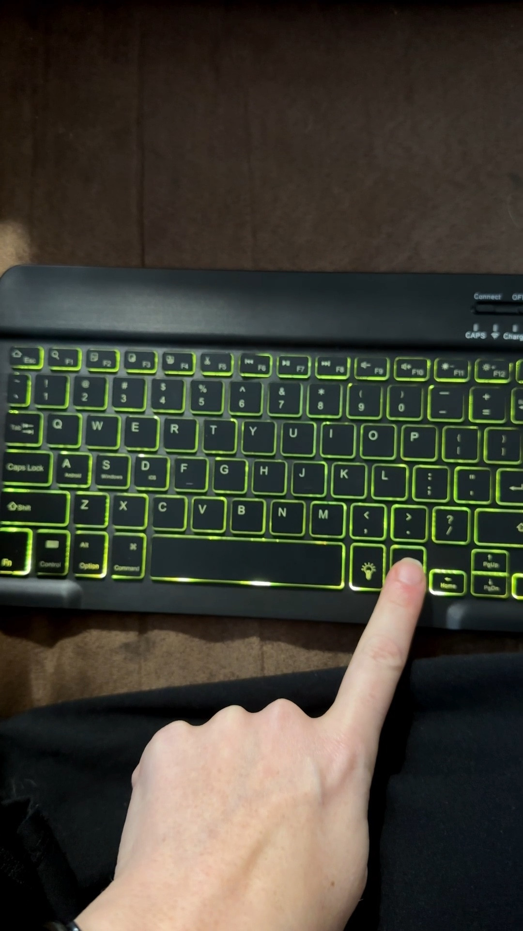 This Bluetooth keyboard is such a life saver when I’m working outside of the house! It’s slim, Bluetooth (so easy to connect), lights up (and changes colors🤯), and charges SO fast. I connect it to my iPad or laptop and it makes working on the go so much easier! #bluetoothkeyboard #slimkeyboard #LTKelectronics #findsunder30 #workonthego #workfromhome

#LTKHome #LTKFindsUnder50 #LTKTravel