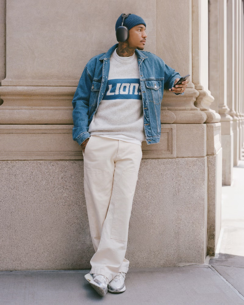 NFL San Francisco 49ers Crew Sweater | NFL NFL | Abercrombie.com | Abercrombie & Fitch (US)