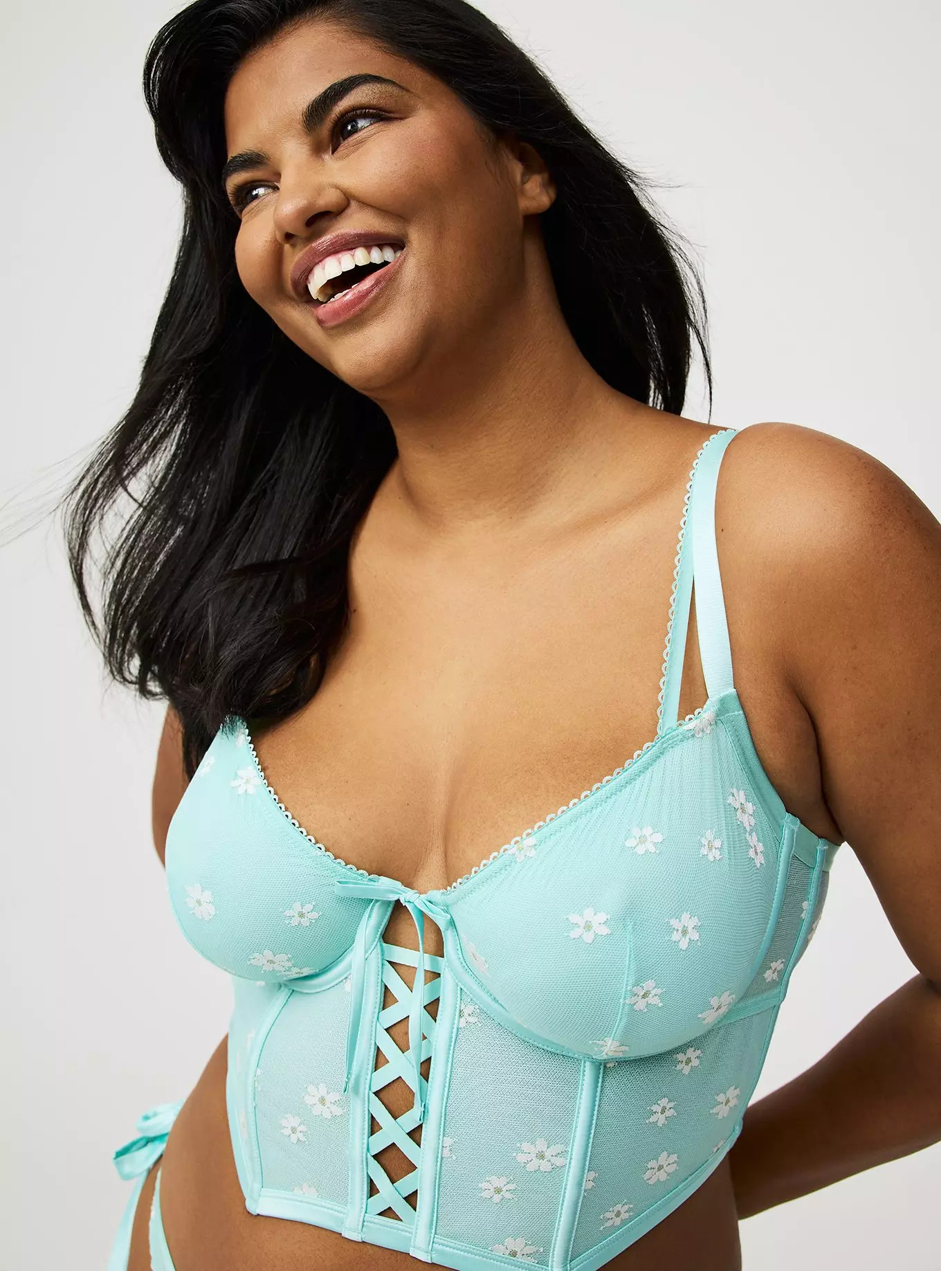 Daisy Lace Underwire Bustier | Torrid (US & Canada)
