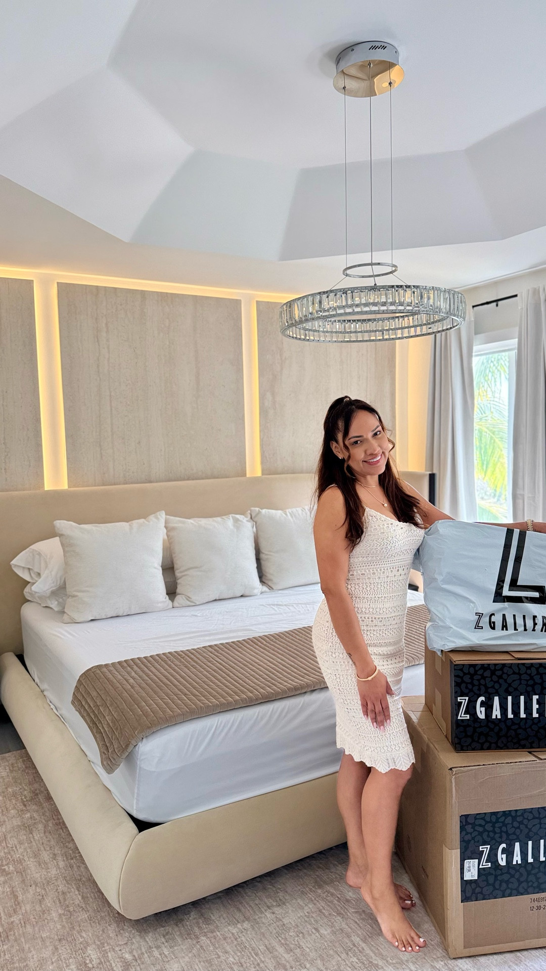 Part 1 of my bedroom refresh 🤍

Starting with the foundation pieces from Z Gallerie — the Sierra Bed with integrated nightstands in Oatmeal and the Vanta Wide Dresser. I wanted the room to feel calm, elevated, and a little like a boutique hotel.

The upholstered bed softens the space beautifully, and I love that the nightstands have soft-close drawers plus built-in outlets and USB ports.

Use my code KS05 to save 5% on your order.

Shop all the pieces here 👇

#LTKHome #BedroomRefresh #ModernBedroom #InteriorDesign #HotelInspired #LuxuryHome

#LTKHome #LTKSpringSale #LTKSeasonal