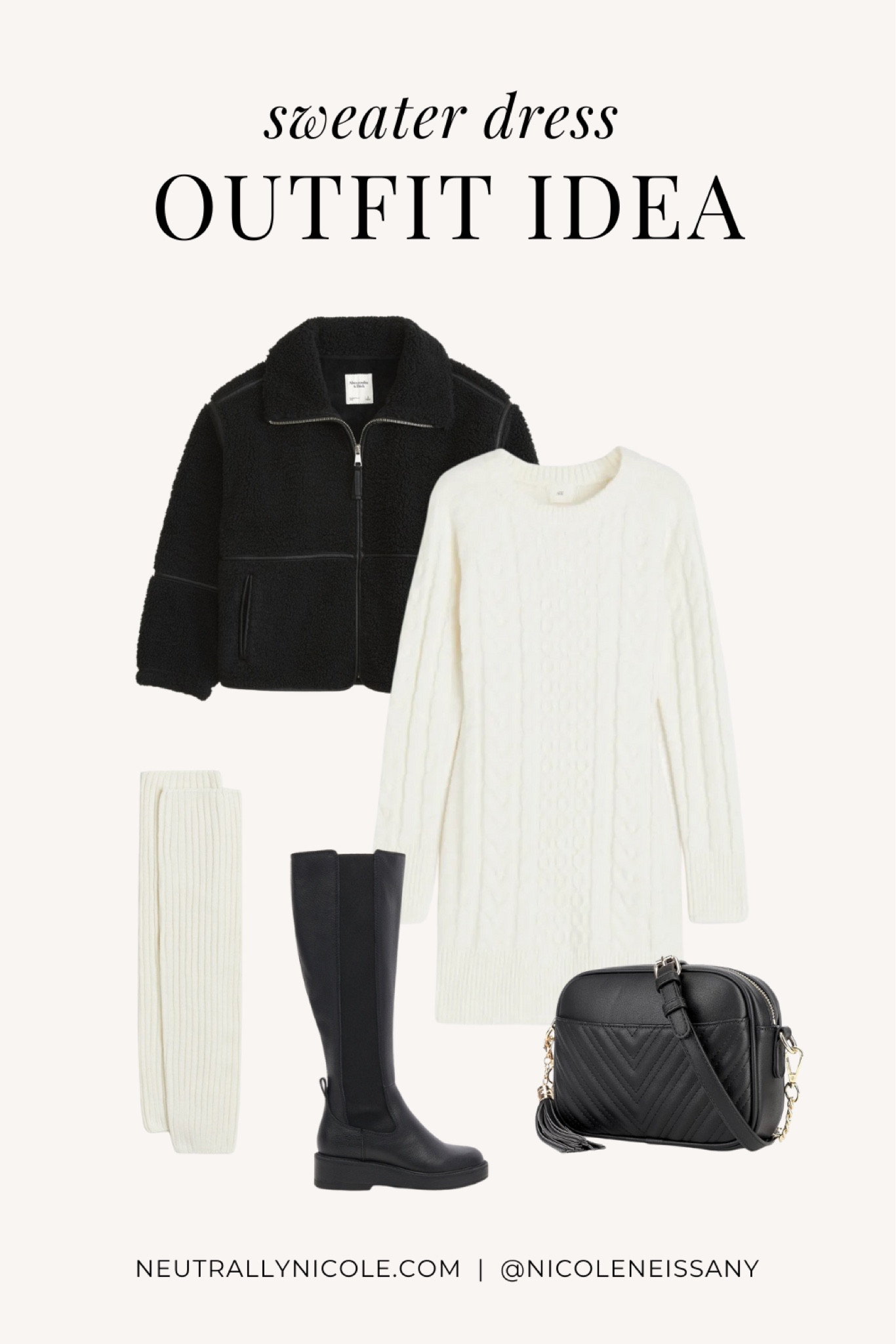 Sweater dress outfit — perfect for brunch, parties, date night & more!

// fall sweater dress outfit, winter sweater dress outfit, sweater dress, sweater dress outfit, fall fashion, fall outfit, fall outfits, fall trends, winter fashion, winter outfit, winter outfits, winter trends, what to wear for the holidays, holiday outfit, dressy casual outfit, dressy outfit, casual outfit, everyday outfit, coffee outfit, brunch outfit, date night outfit, holiday party outfit, party outfit, gifts for her, holiday gift guide for her, gift guide, cable knit sweater dress, mini sweater dress, knee high boots, lug sole boots, platform boots, fall boots, winter boots, leg warmers, sherpa zip up jacket, fall jacket, winter jacket, outerwear, Amazon fashion, Lulus, Abercrombie, Dolce Vita, Vici, vicidolls, Revolve, neutral outfit (12.1)

#liketkit #LTKSeasonal #LTKshoecrush #LTKitbag #LTKstyletip #LTKfindsunder50 #LTKfindsunder100 #LTKtravel #LTKparties #LTKsalealert #LTKGiftGuide #LTKHoliday