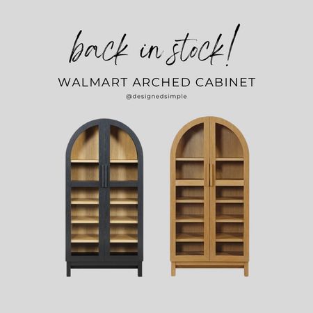Get the look of high end designer furniture with this Walmart arched cabinet! 

black arched cabinet, arched cabinet with doors, wood arched cabinet, arched bookcase, black arched bookshelf 

#LTKMostLoved #LTKhome #LTKstyletip