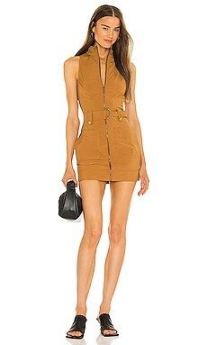 superdown Sofia Belted Mini Dress in Brown from Revolve.com | Revolve Clothing (Global)
