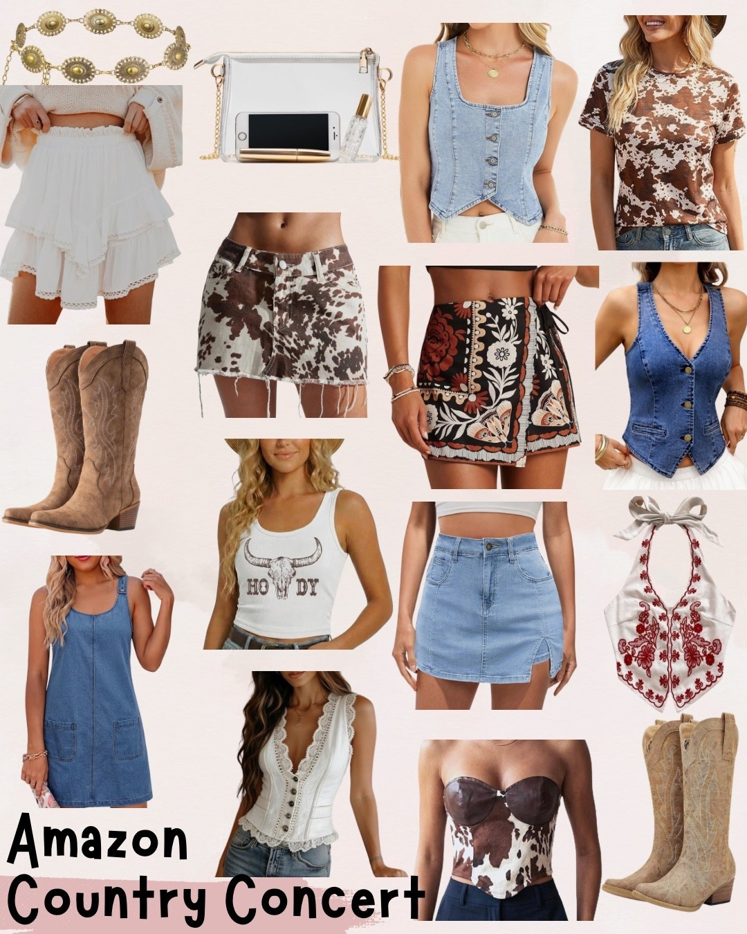 Amazon country concert outfits. Country style. Country outfit. Western outfit. Western style. Cowboy boots. Country dress. Cowboy style. Nashville outfit.

#LTKootd #LTKSeasonal #LTKTravel