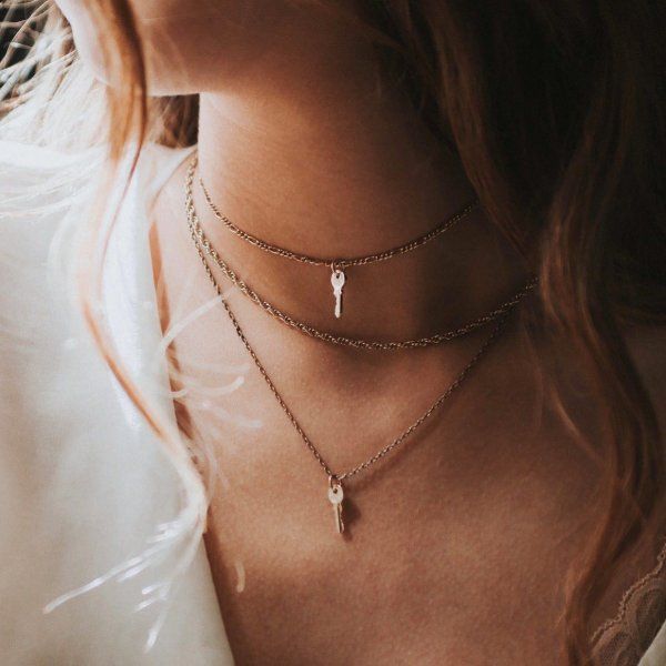 Avery Layering Chain Necklace Set | Urban Outfitters US