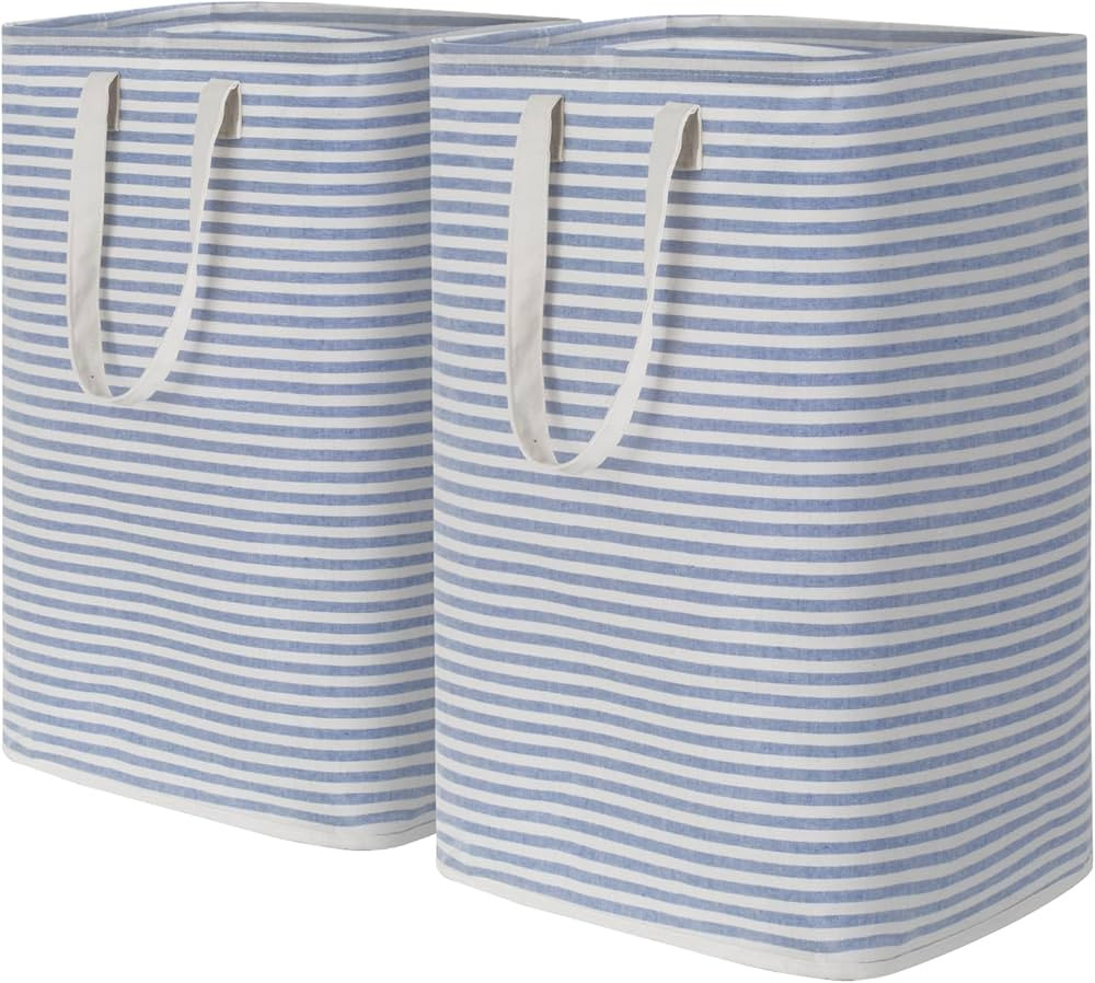 Lifewit 2 Pack Laundry Hamper Large Collapsible Laundry Baskets, Freestanding Waterproof Clothes ... | Amazon (US)