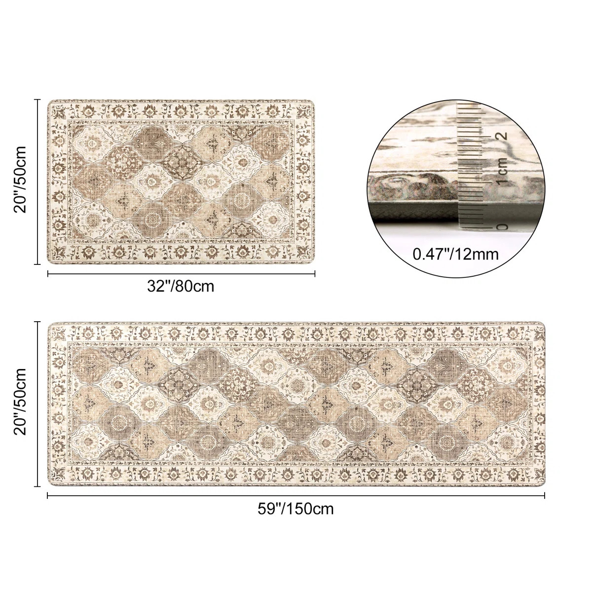 Standing Anti-Fatigue Kitchen Mats (Set of 2) | Wayfair North America