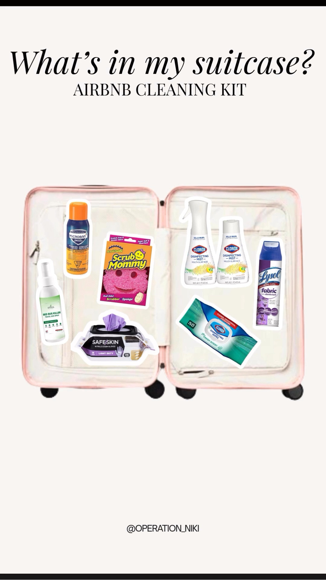 An Airbnb cleaning kit that keeps turnovers smooth and stress free 🧼✨ Everything I need in one place to reset the space quickly, stay organized, and deliver a consistently clean experience for every guest. This setup makes it easier to maintain standards and save time between stays 🏡🧽 Follow for more @OPERATION_NIKI on IG, TikTok, & Facebook #airbnbcleaning #airbnbhost #airbnbessentials #cleaningkit #shorttermrental #hostlife #propertymanagement #amazonfinds #homecleaning #operationniki #LTKFindsUnder50

#LTKselfcare #LTKHome #LTKTravel