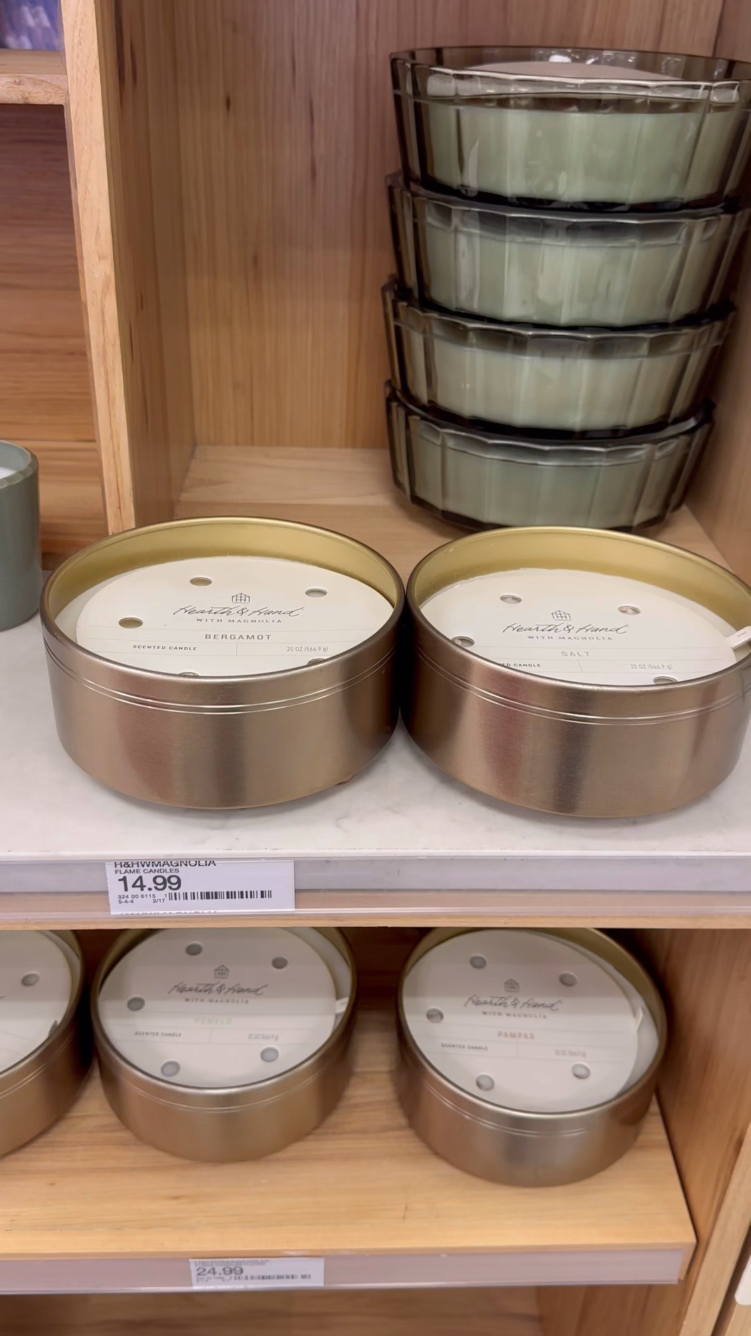 I am in LOVE with all the Hearth and Hand candles and room sprays at Target. 

