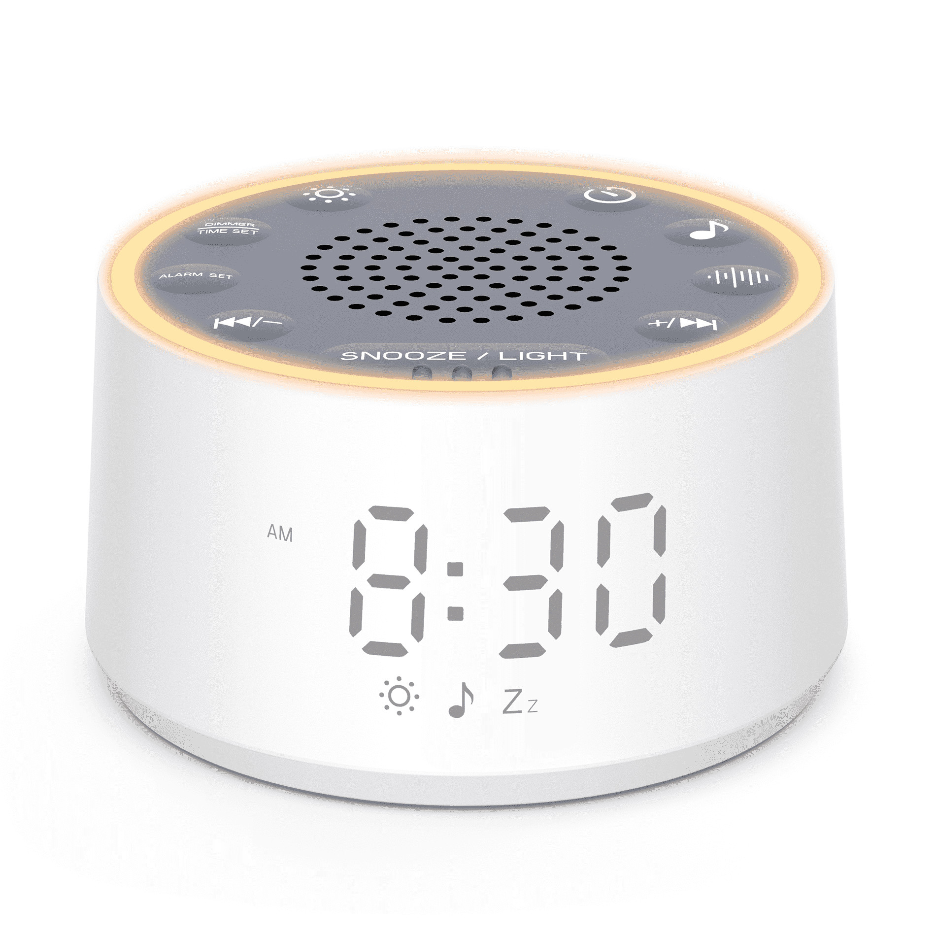 Dreamegg Sound Machine for Baby Adult Sleep, White Noise Alarm Clocks for Bedrooms Heavy Sleepers... | Walmart (US)