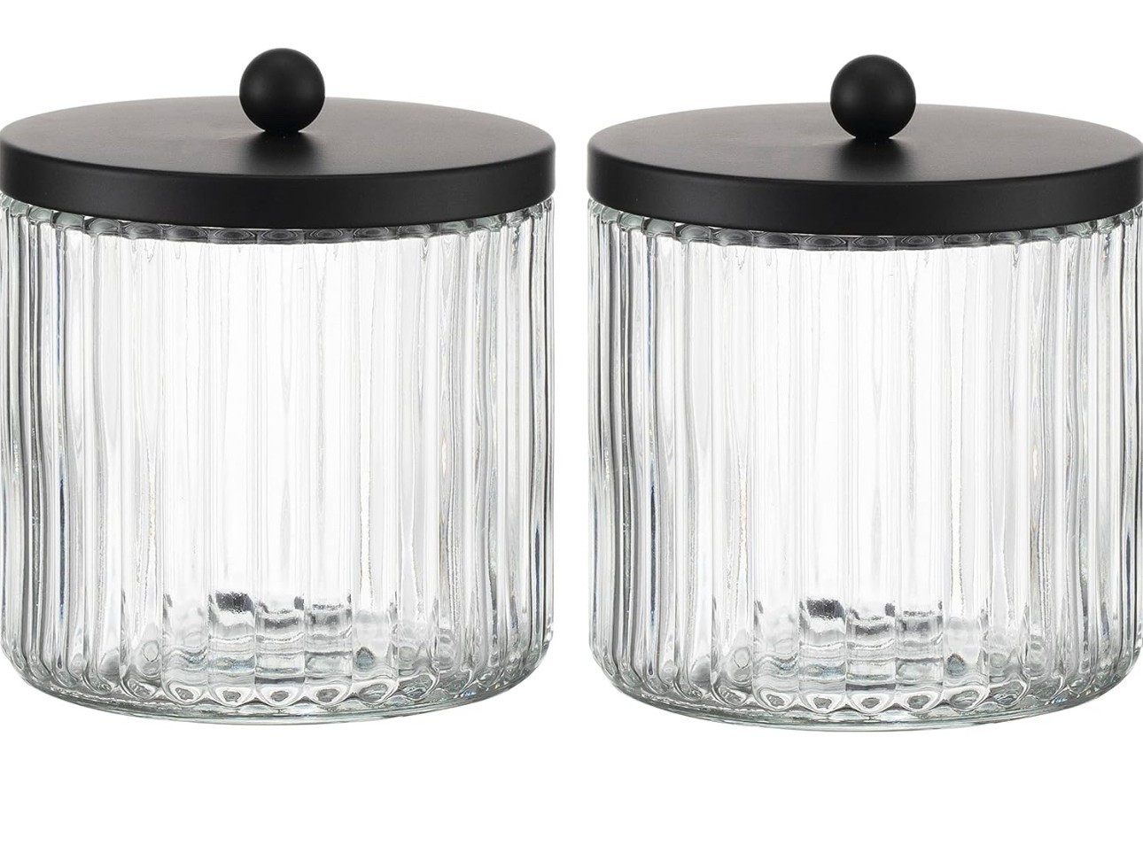 10% off 🎉

KMwares 2-Pack Glass Qtip Holder Dispenser Set - Bathroom Canister Storage Organizer for Cotton Balls, Swabs, Floss Picks, and Makeup Sponges with Matte Black Metal Lid - Clear Vanity Apothecary Jars

#LTKSaleAlert #LTKHome