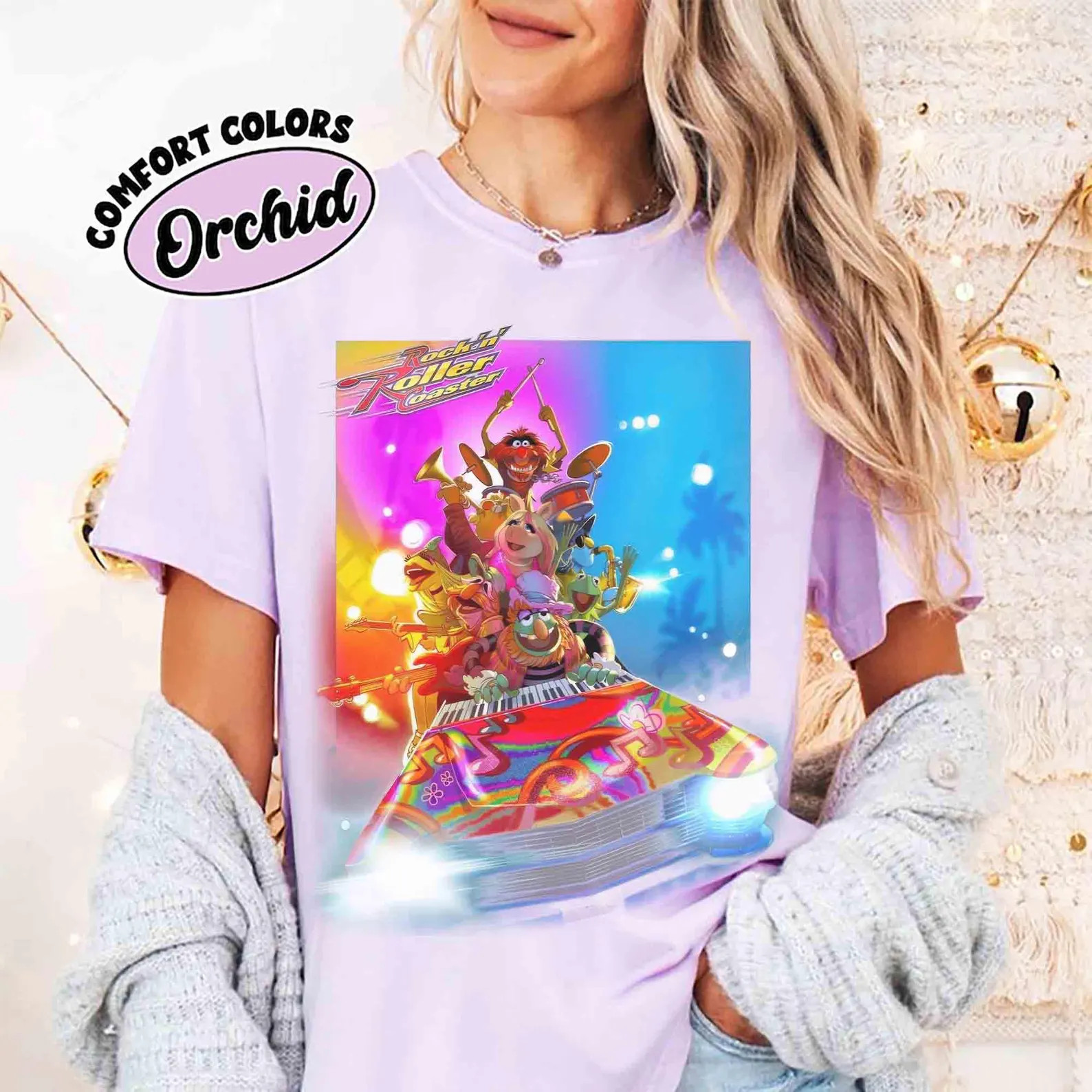 Disney Muppets Rock'n Roller Coaster Graphic T-shirt, The Electric Mayhem Tee, Disney Aerosmith R... | Etsy (US)