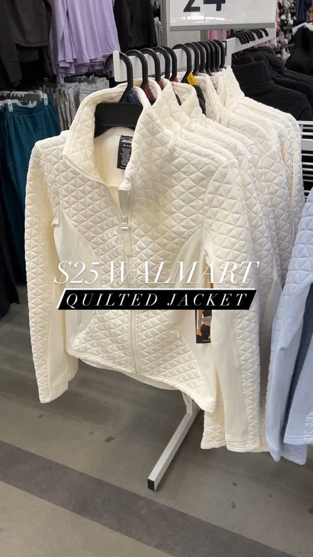 Ran into Walmart for milk and ending up coming home with the ivory jacket. The quality on these for the price is awesome! Mixed media quilted fabric along with a brushed fabric to keep you warm! So perfect to throw on in the mornings right now! Runs true to size.

#walmartfinds #walmartfashion #ltkunder50 #affordablefashion #bumpstyle #athleisure #athleticwear #casualmomstyle #walmartstyle #ltkbump 