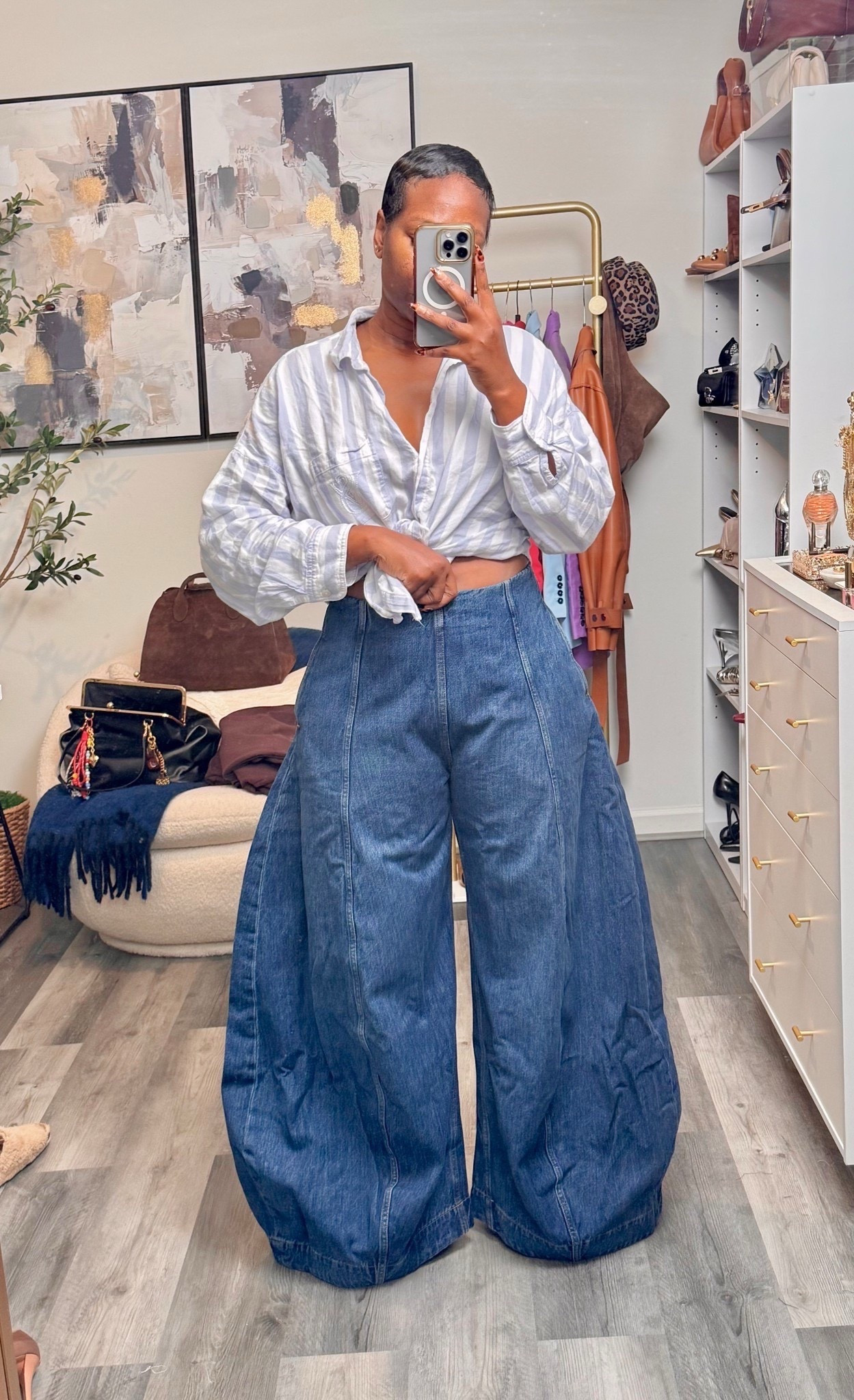 Don’t mind my pj top, focus on the jeans. 
Runs large, I’m wearing a size 6.


#LTKSeasonal #LTKStyleTip