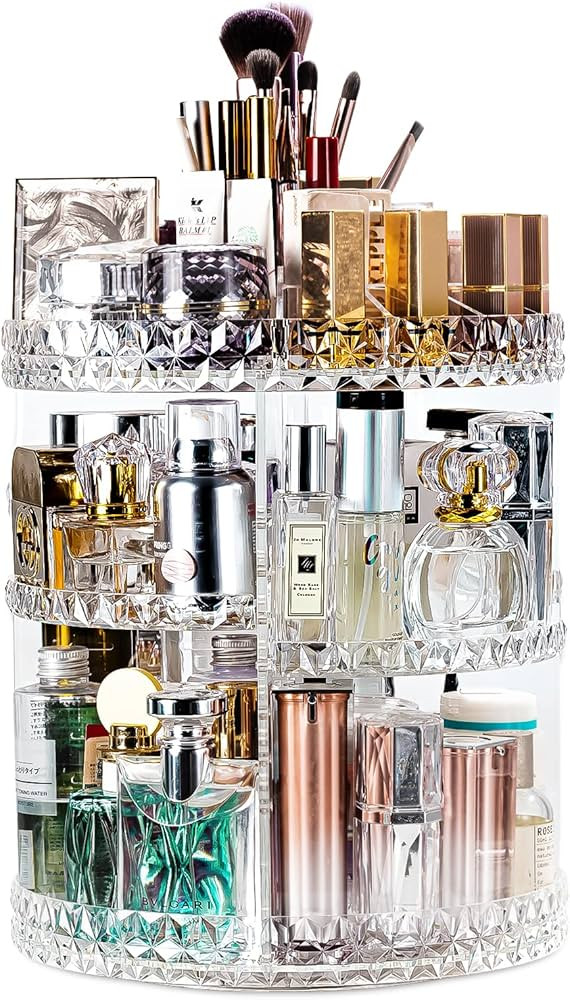 DreamGenius Makeup Organizer, 360 Degree Rotating Perfume Organizer, Adjustable Makeup organizers... | Amazon (US)