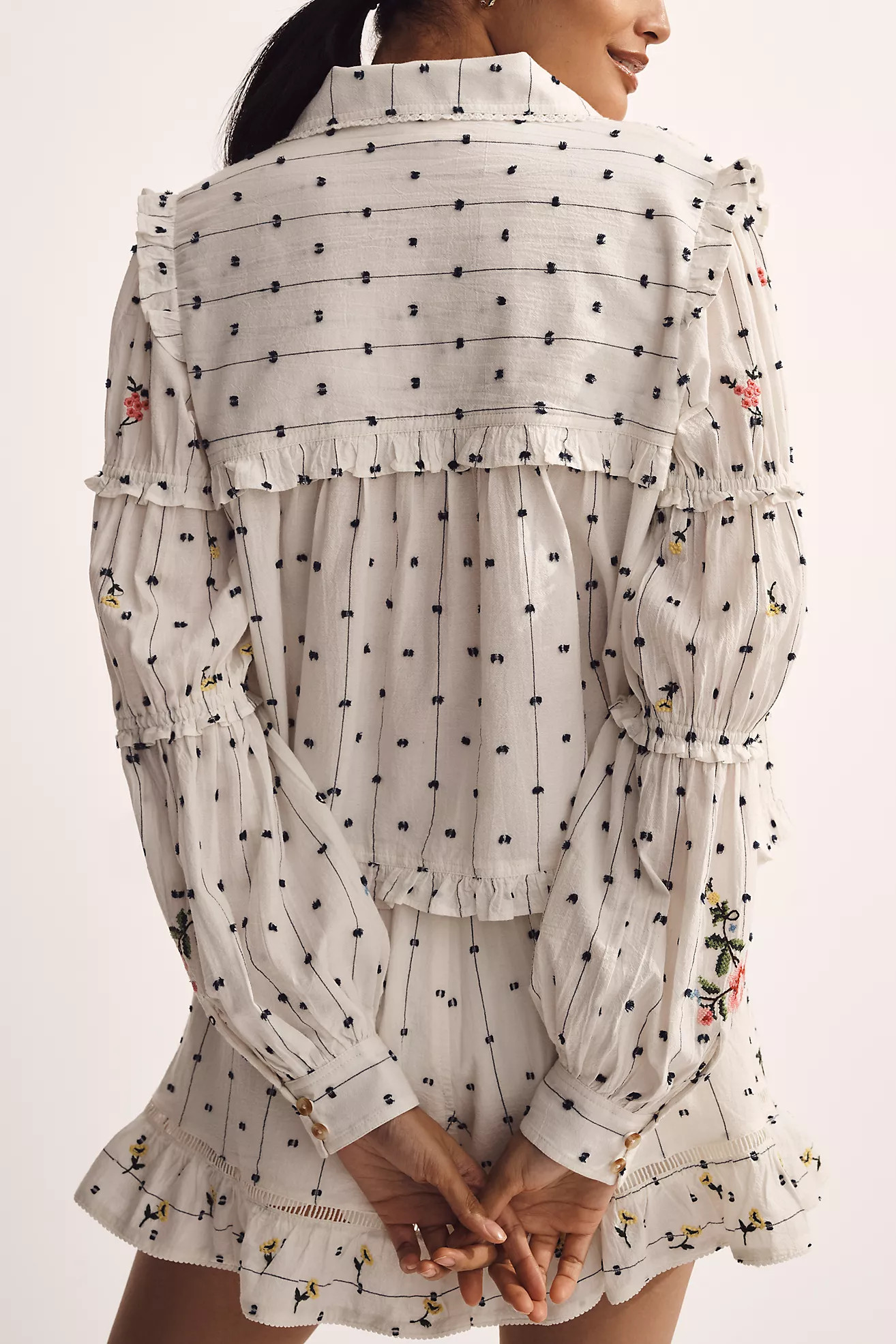 Pilcro Seaside Hankerchief Print Buttondown Shirt | Anthropologie (US)