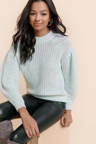 Rochelle Balloon Sleeve Pullover Sweater  - francesca's | Francesca's