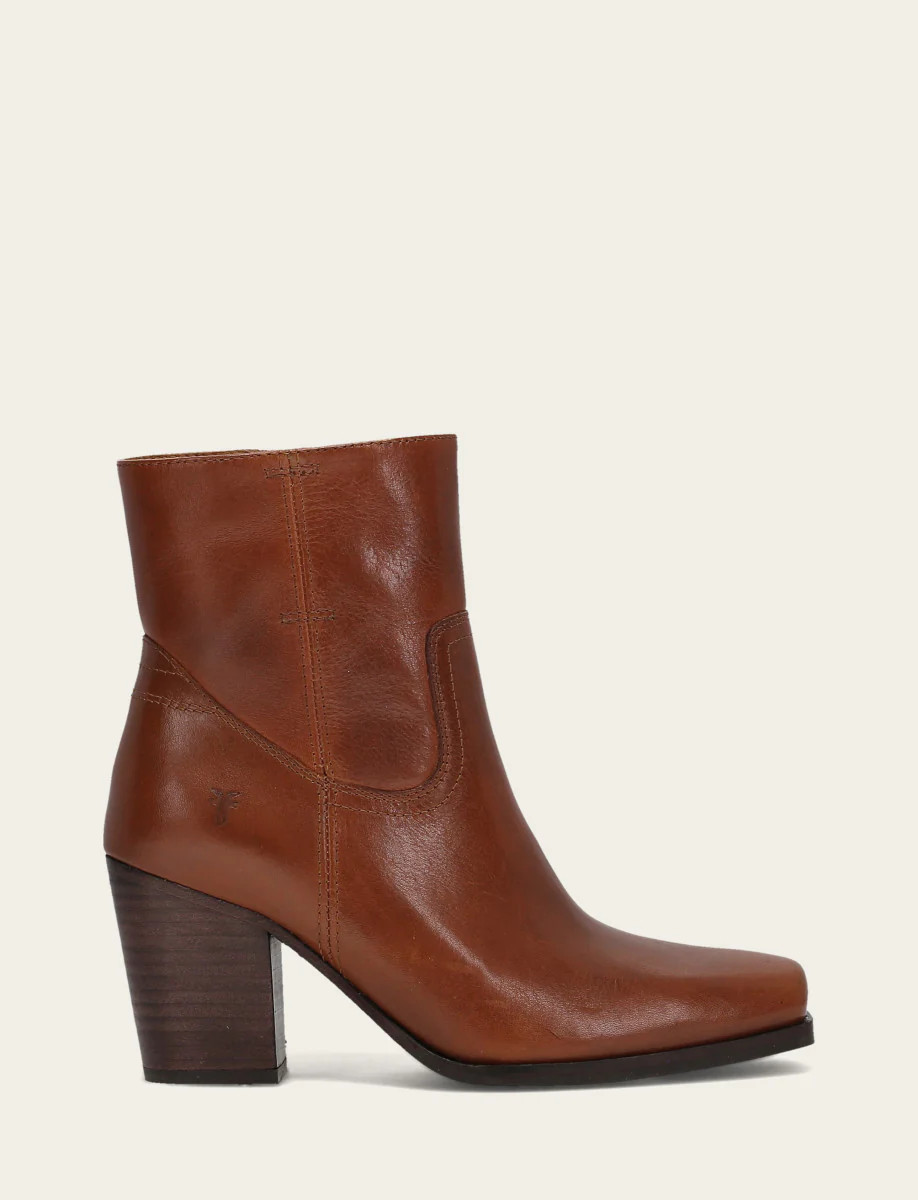 Women's Cinnamon Shiloh Zip Booties | The Frye Company | FRYE