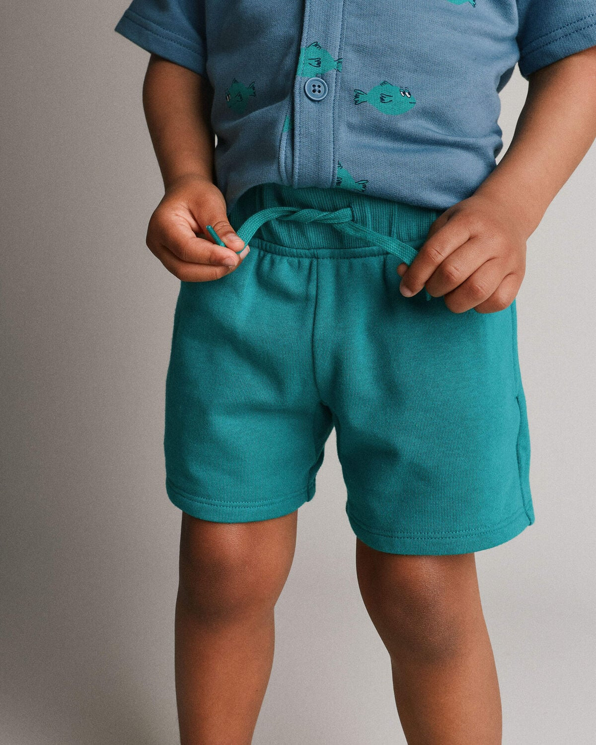 Toddler City Park™ Short - Teal - Otter Avenue | Carter's | Carter's Inc