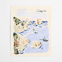 Capri by Jimmy Thompson 26" x 32" Wall Art Print + Reviews | Crate & Barrel | Crate & Barrel
