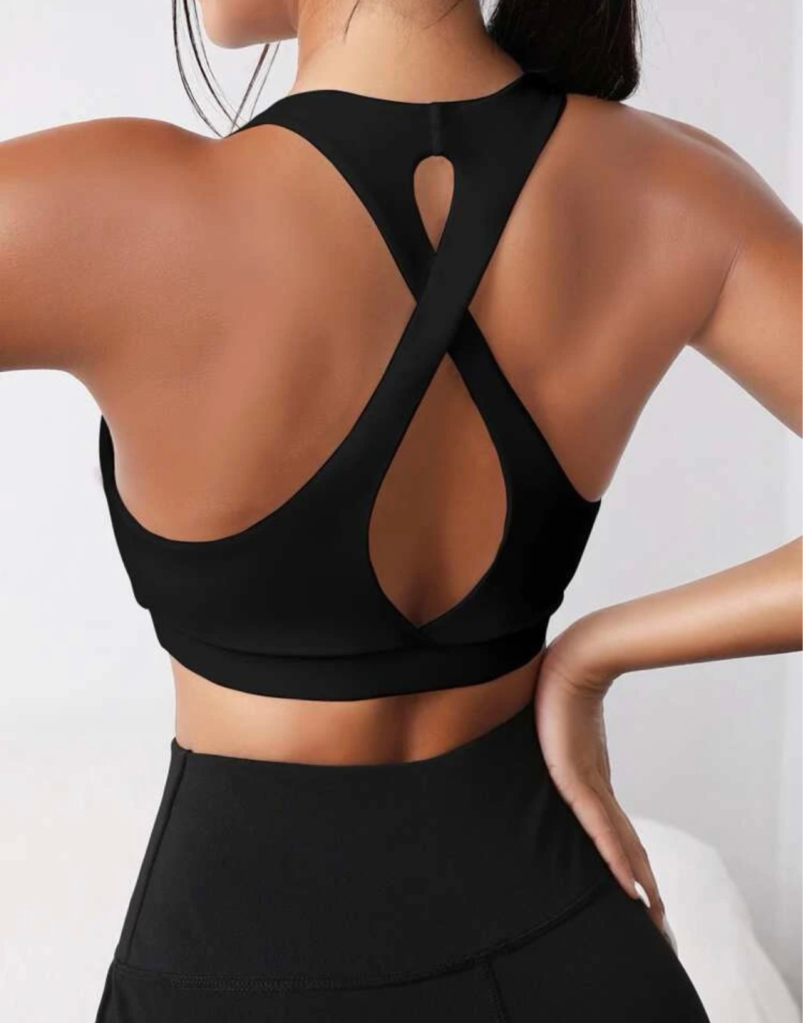 SHEIN Black sports bra 🖤

#shein #sheinhaul #haul #outfits #fyp #tryonhaul #trending #fashion #fitspo #gym #sheinoutfits #love #like #sheinfashion #hauls #outfitinspo #follow #onlineshopping #liketoknowit #LTK #ootd #sahm #explore #lifestyle #momlife 

#LTKstyletip #LTKsalealert #LTKfit