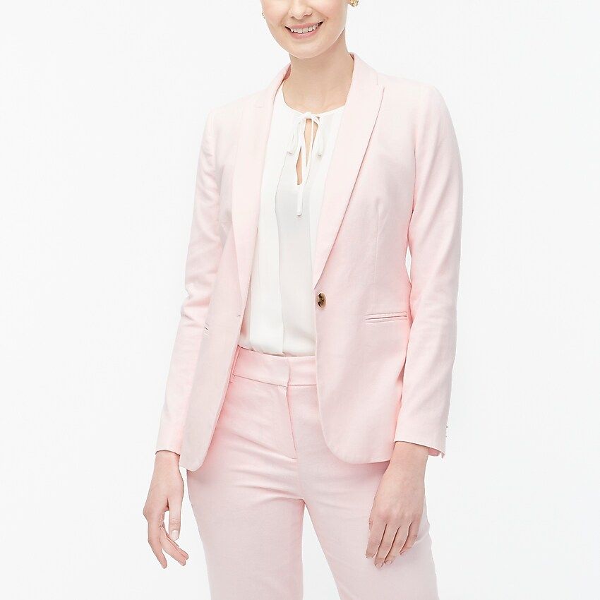 Linen-cotton Holland blazer | J.Crew Factory