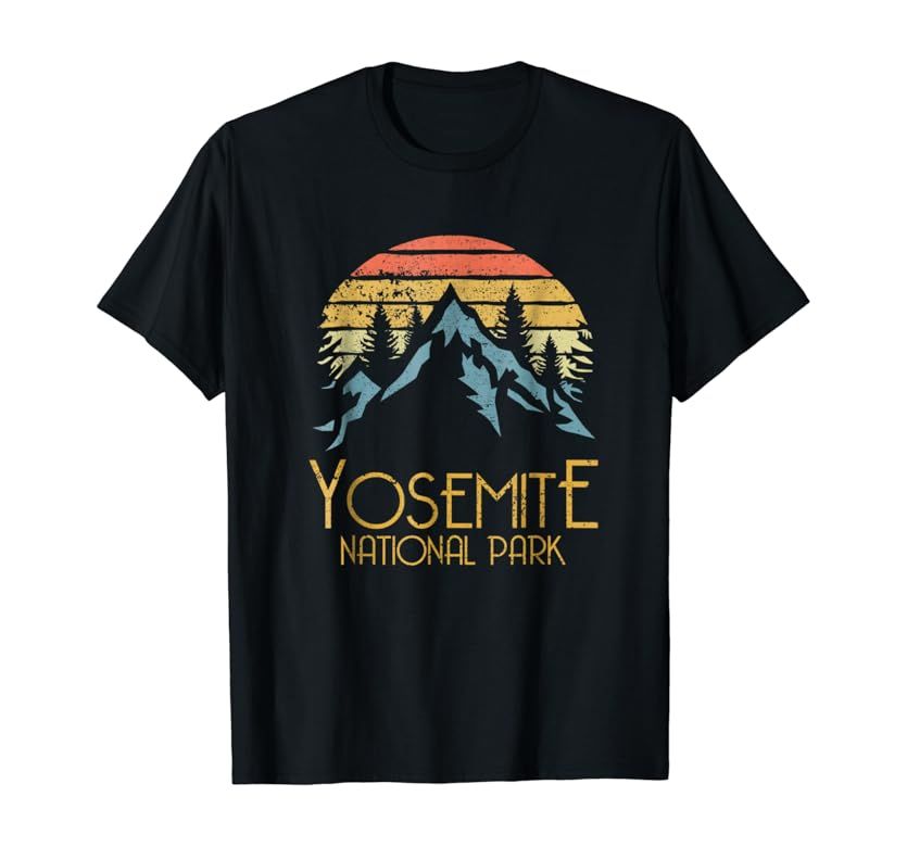 Vintage Yosemite National Park California T-Shirt | Amazon (US)