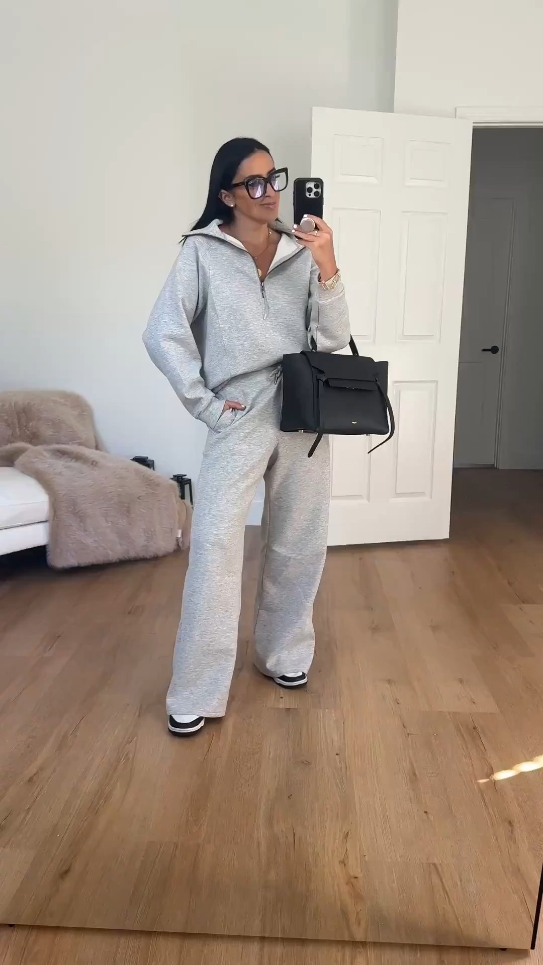 Feels like Spanx two piece set wearing size medium. 