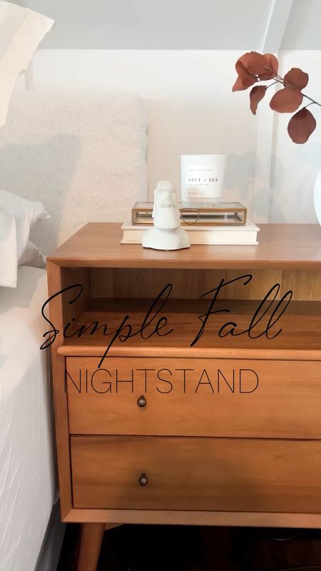 Simple fall touches to nightstand

#LTKVideo #LTKhome
