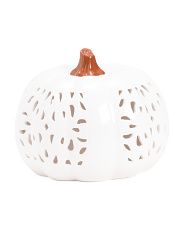 8.5in Ceramic Pumpkin With Led Light | TJ Maxx